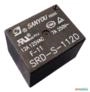 Relé 12v 12a 5 Pinos Sanyou Srd-s-112d - Novo Original 12vdc 7a/250v 12a/125v Imagem Relé 12v 12a 5 Pinos Sanyou Srd-s-112d - Novo Original 12vdc 7a/250v 12a/125v