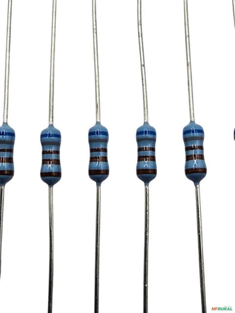 25x Resistor Metal Film De Precisão 6.81k 6k81 1% Imagem 25x Resistor Metal Film De Precisão 6.81k 6k81 1%