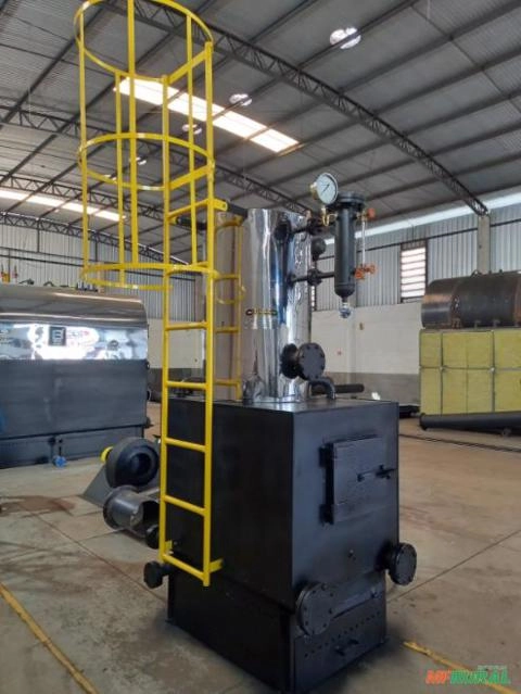 CALDEIRA FLAMOTUBULAR A LENHA – 400 kg/h Imagem CALDEIRA FLAMOTUBULAR A LENHA – 400 kg/h
