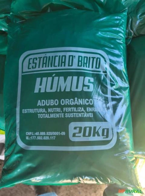 Húmus de Minhoca 20kg Imagem Húmus de Minhoca 20kg