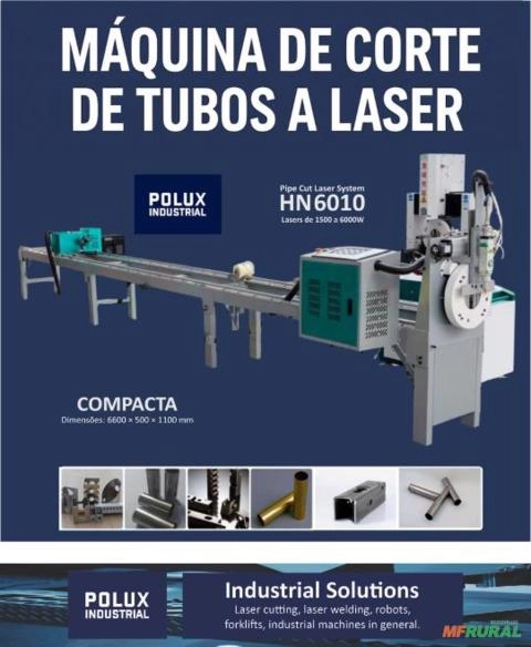 Máquina de Corte a Laser Tubos - HN6010 Imagem Máquina de Corte a Laser Tubos - HN6010