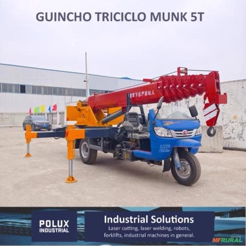Guincho Triciclo com Munk 5 Imagem Guincho Triciclo com Munk 5