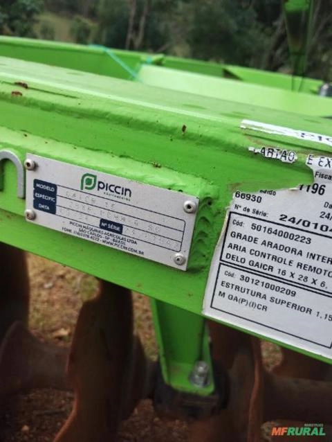 Grade 16x28 - Espessura 27 mm - Ano 2024 - Excelente Estado Imagem Grade 16x28 - Espessura 27 mm - Ano 2024 - Excelente Estado