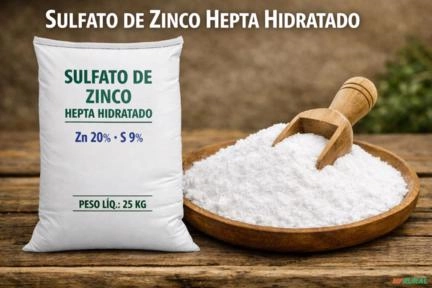 Sulfato de Zinco Heptahidratado Imagem Sulfato de Zinco Heptahidratado
