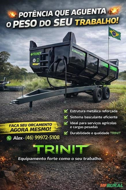Caçamba Basculante Metálica Trinit Imagem Caçamba Basculante Metálica Trinit