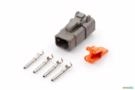 Conector Deutsch 4 Vias (Fêmea) DTM06-4S Imagem Conector Deutsch 4 Vias (Fêmea) DTM06-4S
