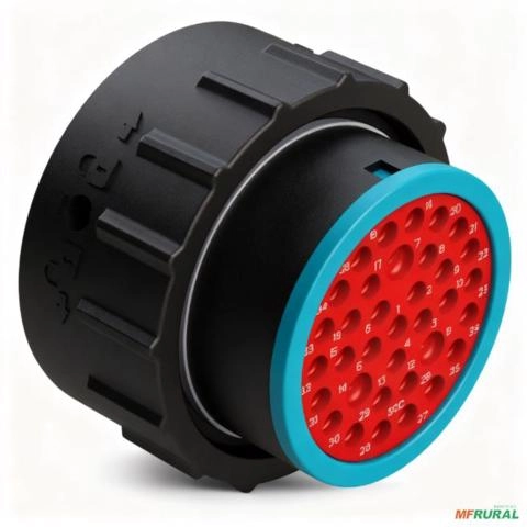 Conector Amphenol Circular Fêmea AHDP06-24-35SR 35 Vias Imagem Conector Amphenol Circular Fêmea AHDP06-24-35SR 35 Vias