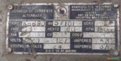 Gerador de corrente alternada - Bambozzi - Tipo 8B69D - 2KVA - 220V/127V - 60Hz - 1800rpm Imagem Gerador de corrente alternada - Bambozzi - Tipo 8B69D - 2KVA - 220V/127V - 60Hz - 1800rpm
