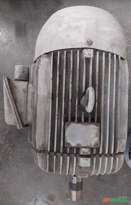 Motor Elétrico Trifásico WEG 15CV - 1755 RPM - Carcaça 132M Imagem Motor Elétrico Trifásico WEG 15CV - 1755 RPM - Carcaça 132M