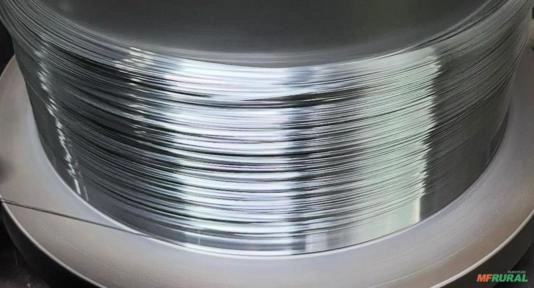 Arame BTC 1006, acabamento galvanizado, bitola 1,50mm adequado para retrefilar com baixo encruamento Imagem Arame BTC 1006, acabamento galvanizado, bitola 1,50mm adequado para retrefilar com baixo encruamento