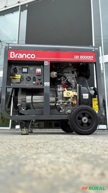 Gerador de Energia Branco BD-8000 EF Imagem Gerador de Energia Branco BD-8000 EF