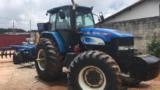 Trator New Holland TM 7040 4X4, ANO 2011, COM GRADE, 2º DONO, CABINE FECHADA Imagem Trator New Holland TM 7040 4X4, ANO 2011, COM GRADE, 2º DONO, CABINE FECHADA