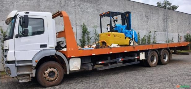 CAMINHÃO PRANCHA MERCEDES BENZ, MODELO 3131 6X4, ANO 2014/2014, CHASSI ALONGADO, COMPRIMENTO DA PRAN Imagem CAMINHÃO PRANCHA MERCEDES BENZ, MODELO 3131 6X4, ANO 2014/2014, CHASSI ALONGADO, COMPRIMENTO DA PRAN