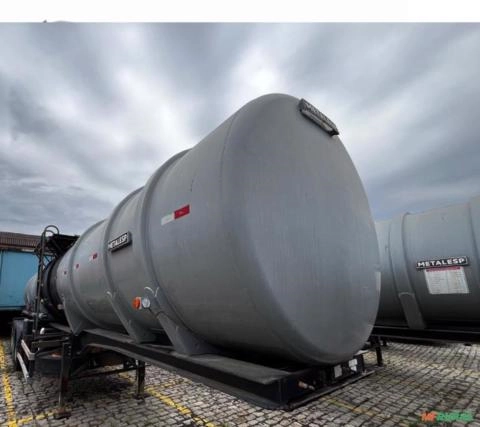 CARRETA TANQUE DE AÇO METALESP, 3 EIXOS, CAPACIDADE VOLUMÉTRICA DE 30.000 LITROS (30 M³), ANO 2023 Imagem CARRETA TANQUE DE AÇO METALESP, 3 EIXOS, CAPACIDADE VOLUMÉTRICA DE 30.000 LITROS (30 M³), ANO 2023
