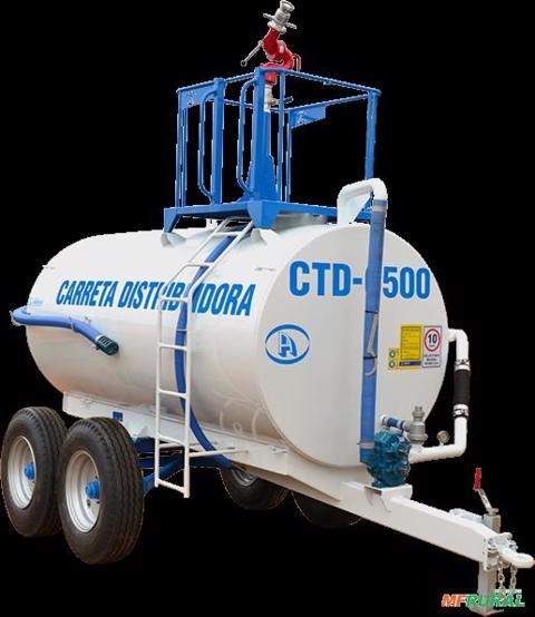 Carreta Distribuidora com Tanque Limpa Fossa Imagem Carreta Distribuidora com Tanque Limpa Fossa