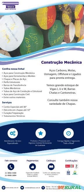 Confira nossa linha de aços e trefilados, ferramentas e moldes Imagem Confira nossa linha de aços e trefilados, ferramentas e moldes