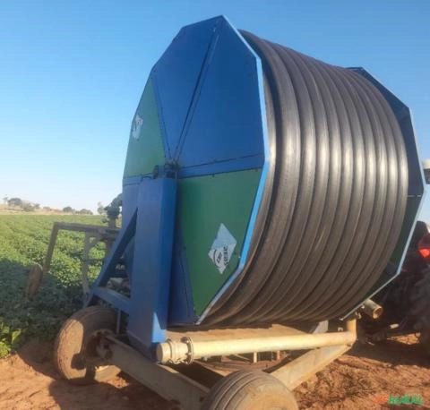 Carretel de Irrigação 110mm com 380 Metros de Mangueira – Ano 2012 Imagem Carretel de Irrigação 110mm com 380 Metros de Mangueira – Ano 2012