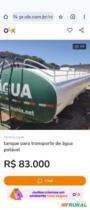 Tanque p/ Transporte de Água Potável Imagem Tanque p/ Transporte de Água Potável