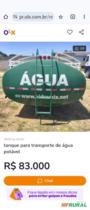 Tanque p/ Transporte de Água Potável Imagem Tanque p/ Transporte de Água Potável