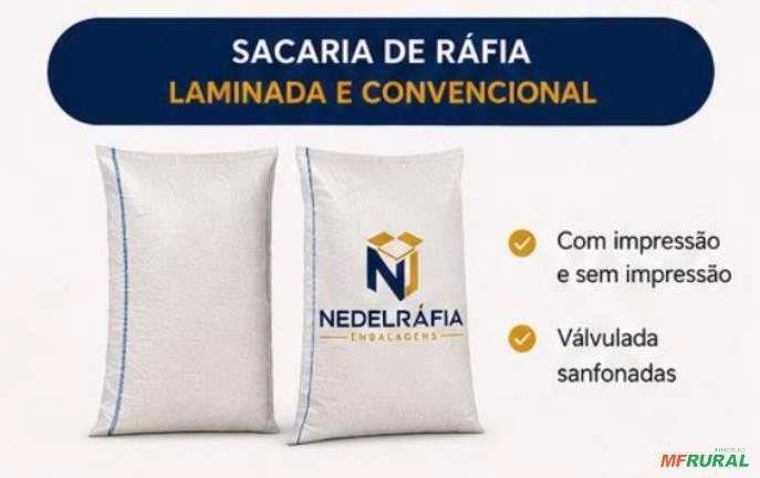 Sacaria de Ráfia Laminada E Convencional Para Armazenamento E 943432