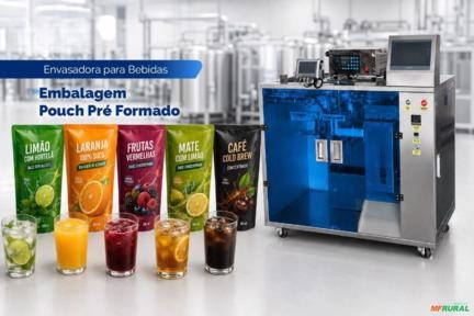 Envasadora Automática de Pouch para Sucos e Concentrados Imagem Envasadora Automática de Pouch para Sucos e Concentrados