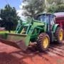 Trator John Deere 6130J (Ano 2015) com 4.097 horas com Conjunto Frontal 673 Imagem Trator John Deere 6130J (Ano 2015) com 4.097 horas com Conjunto Frontal 673