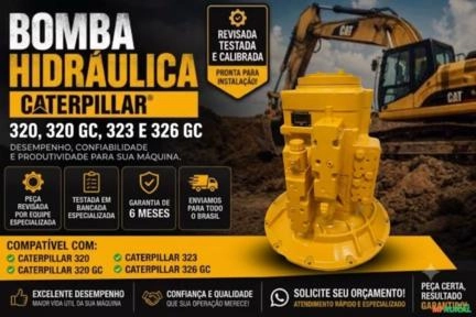 Bomba Hidráulica 320, 323, 326 GC Imagem Bomba Hidráulica 320, 323, 326 GC