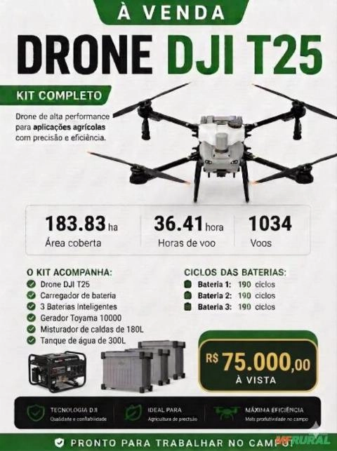Drone DJI T25 Imagem Drone DJI T25