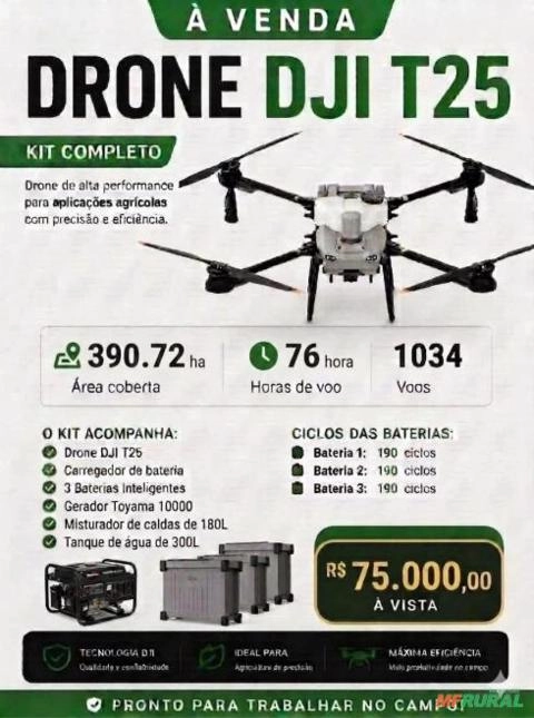 Drone DJI T25 Imagem Drone DJI T25