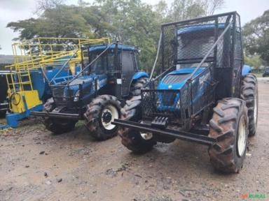 Trator New Holland TL 85E Cabinado com Ar-Condicionado Imagem Trator New Holland TL 85E Cabinado com Ar-Condicionado