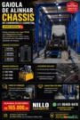 Gaiola de alinhar chassis de caminhões e carretas basculantes Imagem Gaiola de alinhar chassis de caminhões e carretas basculantes