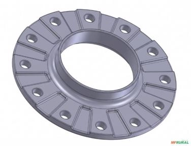 Flange 8" com 12 Furos Ø395 para Acoplamento de Tubulações - 2026040 Imagem Flange 8" com 12 Furos Ø395 para Acoplamento de Tubulações - 2026040