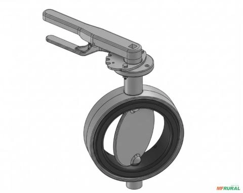 Válvula Borboleta 6" para Controle e Bloqueio de Fluxo - AR2024161 Imagem Válvula Borboleta 6" para Controle e Bloqueio de Fluxo - AR2024161