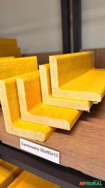Cantoneira 50x50x10mm - PRFV Imagem Cantoneira 50x50x10mm - PRFV