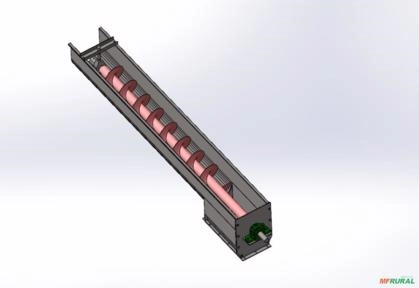Rosca Transportadora Sob Medida para Sementes, Grãos, Cascas e Farelos Imagem Rosca Transportadora Sob Medida para Sementes, Grãos, Cascas e Farelos