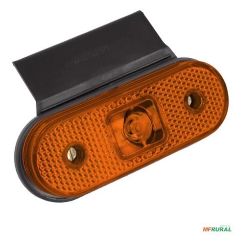 Lanterna Lateral LED Facchini com Suporte Âmbar Bivolt - 40817 Imagem Lanterna Lateral LED Facchini com Suporte Âmbar Bivolt - 40817