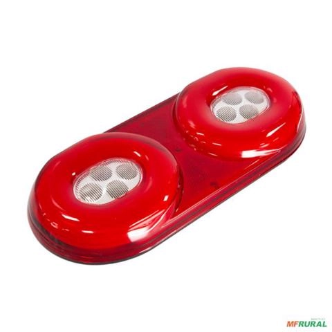 Lanterna Traseira Posição Freio Direcional Ré Rubi Iris LE 24V - 41111 Imagem Lanterna Traseira Posição Freio Direcional Ré Rubi Iris LE 24V - 41111