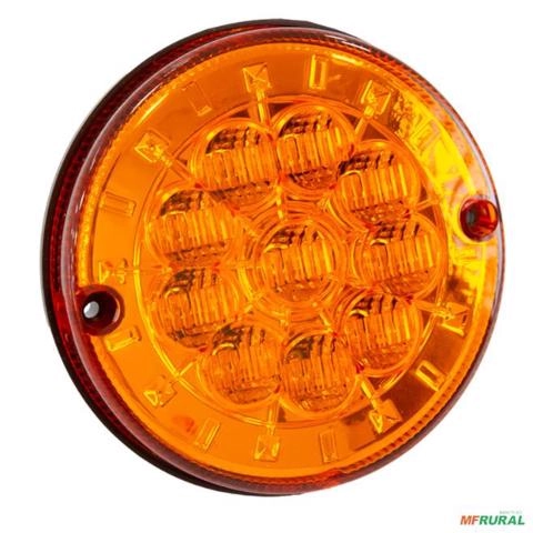 Lanterna Traseira LED Ø 125mm Direcional Âmbar 24V - 50080 Imagem Lanterna Traseira LED Ø 125mm Direcional Âmbar 24V - 50080
