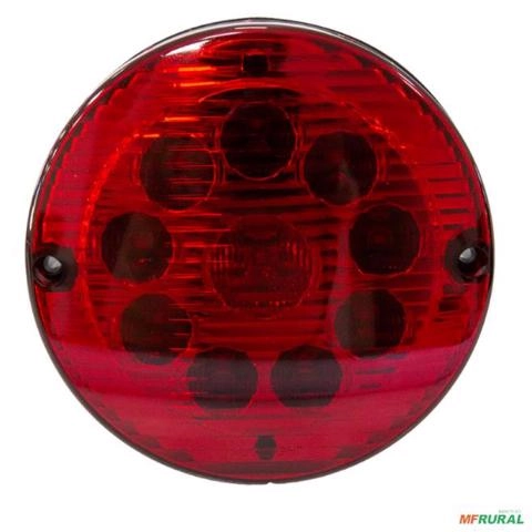 Lanterna Traseira LED Ø 155mm Posição / Freio Rubi 24V - 50164 Imagem Lanterna Traseira LED Ø 155mm Posição / Freio Rubi 24V - 50164