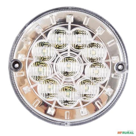 Lanterna Traseira LED Ø 125mm Ré Cristal 24V - 50678 Imagem Lanterna Traseira LED Ø 125mm Ré Cristal 24V - 50678