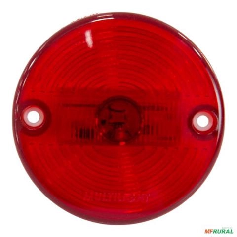 Lanterna Delimitadora LED Ø 70mm Marcopolo Rubi Bivolt - 50750 Imagem Lanterna Delimitadora LED Ø 70mm Marcopolo Rubi Bivolt - 50750