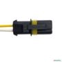 Chicote Reparo 2 Vias Fêmea Pisca Diant Scania LE/LD - 60103 Imagem Chicote Reparo 2 Vias Fêmea Pisca Diant Scania LE/LD - 60103