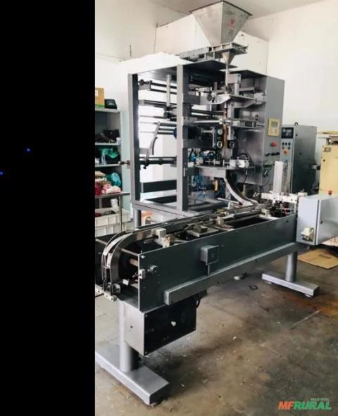 Linha Automática de Dosagem e Encartuchamento para Pós e Granulados Imagem Linha Automática de Dosagem e Encartuchamento para Pós e Granulados