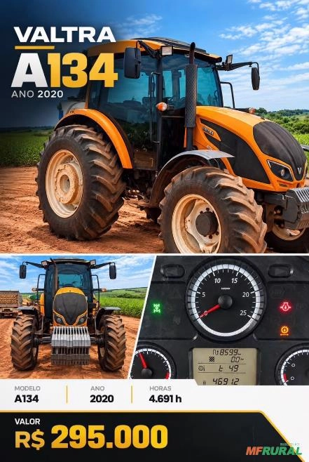 Trator Valtra A134 Imagem Trator Valtra A134
