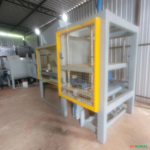 Máquina Vibroprensa para Fabricação de Blocos de Concreto Imagem Máquina Vibroprensa para Fabricação de Blocos de Concreto
