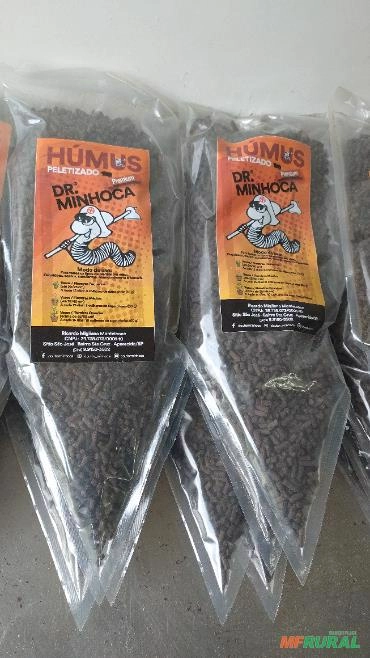 Húmus de Minhoca Peletizado Imagem Húmus de Minhoca Peletizado
