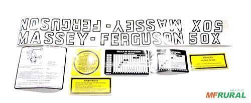 JOGO DECALQUE MF 55 X - 2730827. TM 55 X 7916 Imagem JOGO DECALQUE MF 55 X - 2730827. TM 55 X 7916