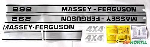 Imagem JOGO DECALQUE MF 292 4X4 - 022034 TM 292 4X4 7933 Imagem JOGO DECALQUE MF 292 4X4 - 022034 TM 292 4X4 7933
