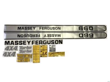 JOGO DECALQUE MF 660 - 4 X 4TURBO T0243030 TM 660 7938 Imagem JOGO DECALQUE MF 660 - 4 X 4TURBO T0243030 TM 660 7938