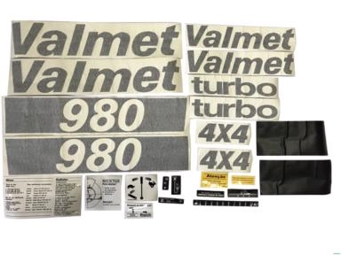JOGO DECALQUE - VALMET 980 - 4 X 4 - 80271600 TM 980 7958 Imagem JOGO DECALQUE - VALMET 980 - 4 X 4 - 80271600 TM 980 7958